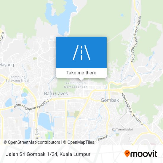Peta Jalan Sri Gombak 1/24