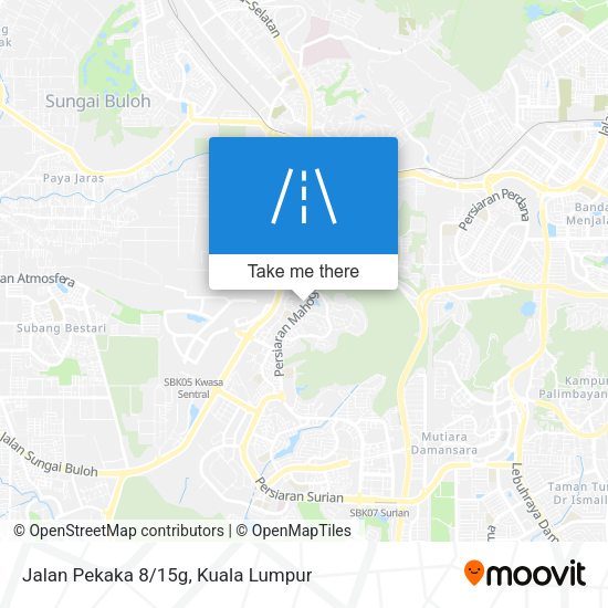 Peta Jalan Pekaka 8/15g