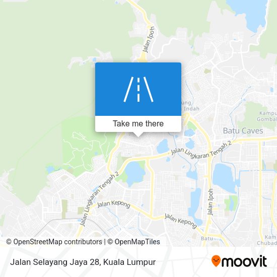 Peta Jalan Selayang Jaya 28