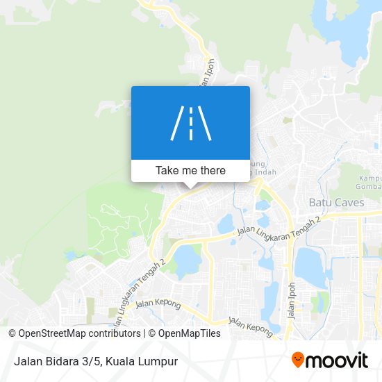 Jalan Bidara 3/5 map