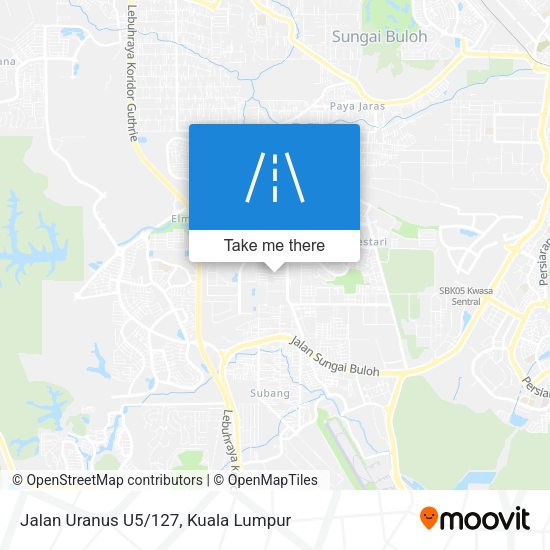 Jalan Uranus U5/127 map