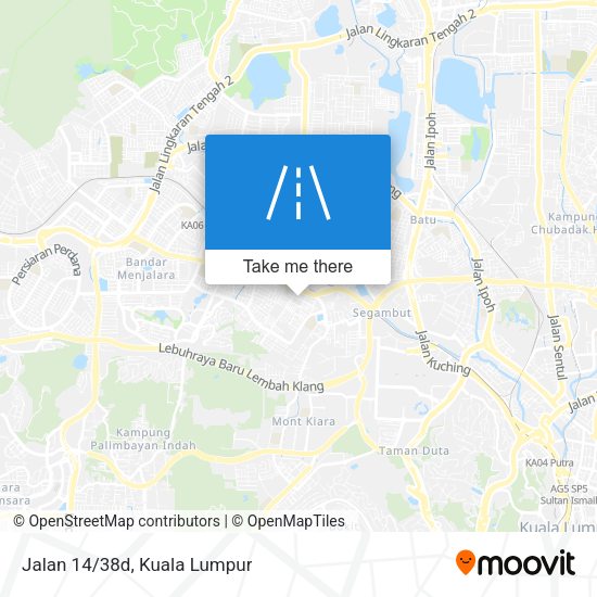 Jalan 14/38d map