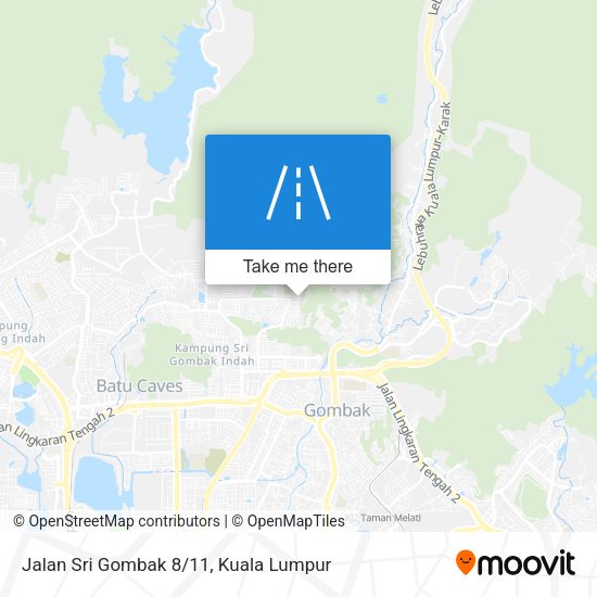 Jalan Sri Gombak 8/11 map