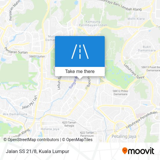 Peta Jalan SS 21/8