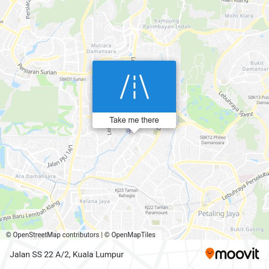 Peta Jalan SS 22 A/2