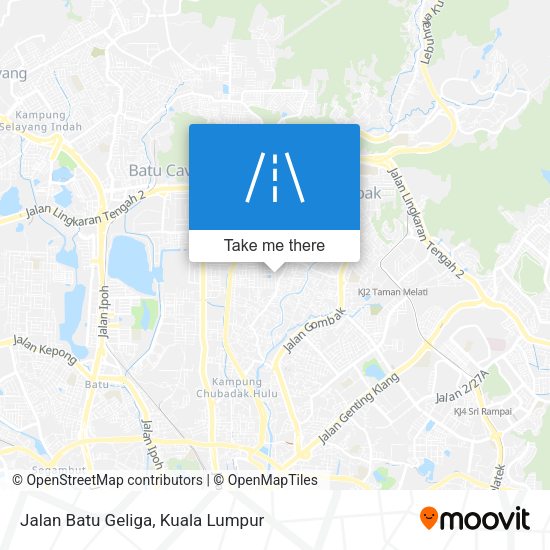 Peta Jalan Batu Geliga