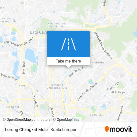 Lorong Changkat Mulia map