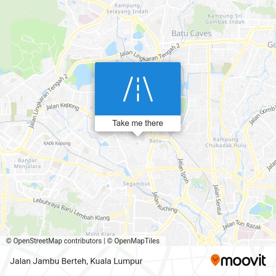 Jalan Jambu Berteh map