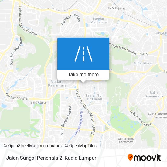 Peta Jalan Sungai Penchala 2