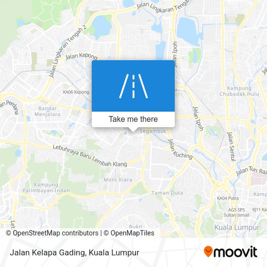 Peta Jalan Kelapa Gading