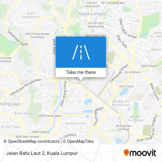 Peta Jalan Batu Laut 2