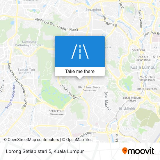 Lorong Setiabistari 5 map