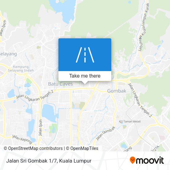 Peta Jalan Sri Gombak 1/7