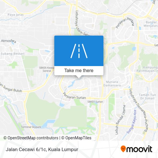 Peta Jalan Cecawi 6/1c