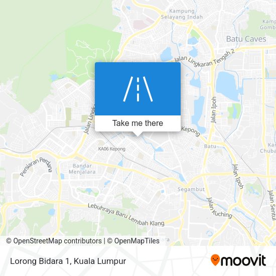 Peta Lorong Bidara 1