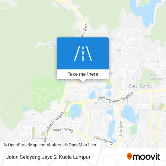 Jalan Selayang Jaya 2 map