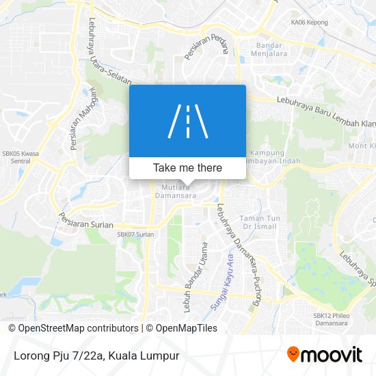 Lorong Pju 7/22a map