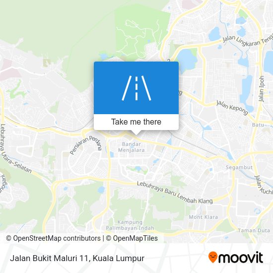 Jalan Bukit Maluri 11 map