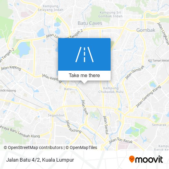 Peta Jalan Batu 4/2