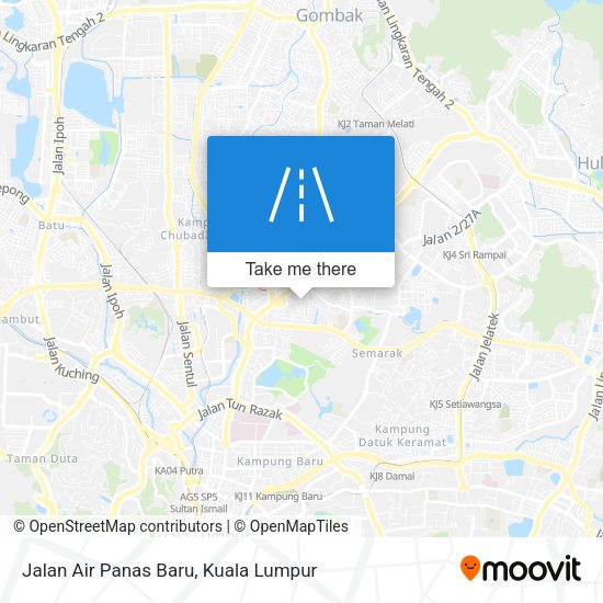 Jalan Air Panas Baru map