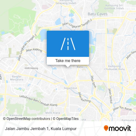 Peta Jalan Jambu Jembah 1