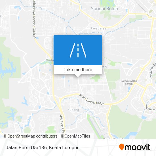 Jalan Bumi U5/136 map