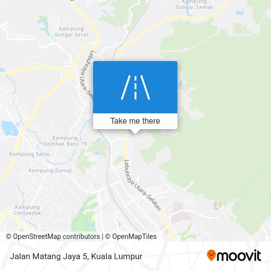 Jalan Matang Jaya 5 map