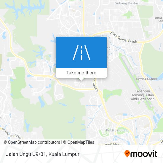 Peta Jalan Ungu U9/31