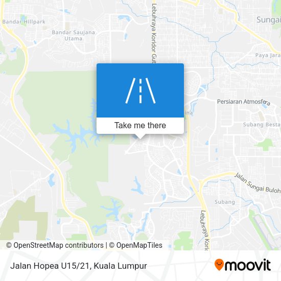 Jalan Hopea U15/21 map