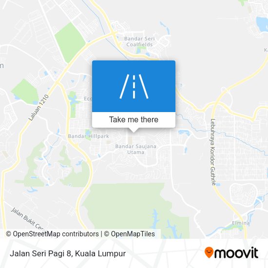 Jalan Seri Pagi 8 map