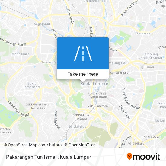 Pakarangan Tun Ismail map