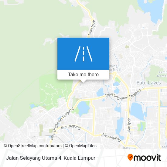 Jalan Selayang Utama 4 map