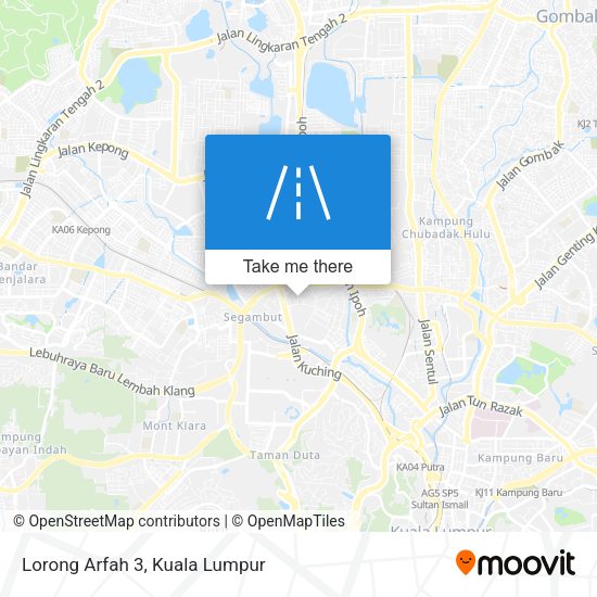 Peta Lorong Arfah 3