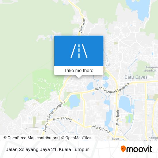 Peta Jalan Selayang Jaya 21