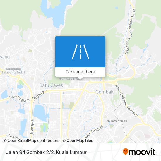 Peta Jalan Sri Gombak 2/2