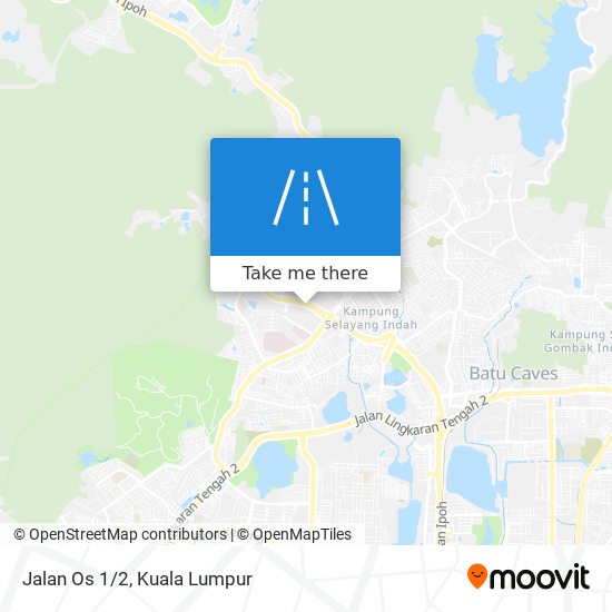 Jalan Os 1/2 map