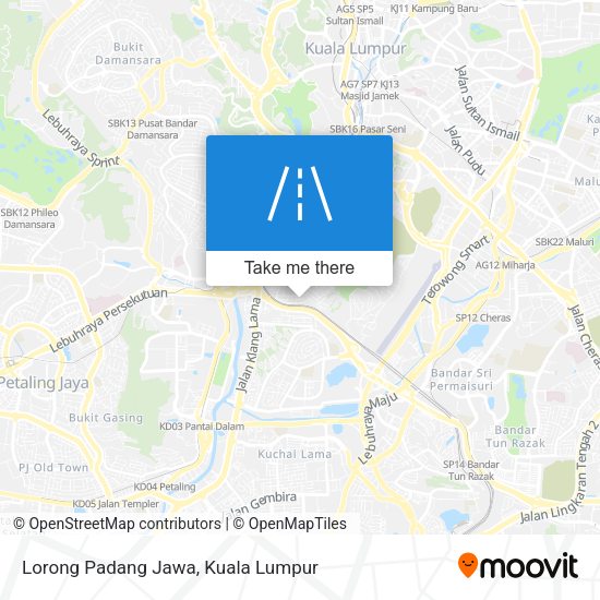 Lorong Padang Jawa map