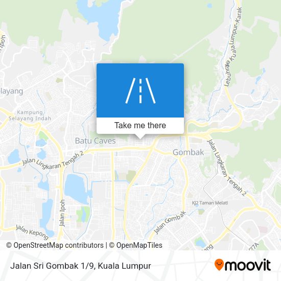 Jalan Sri Gombak 1/9 map