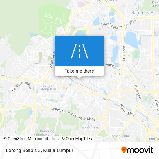 Lorong Belibis 3 map