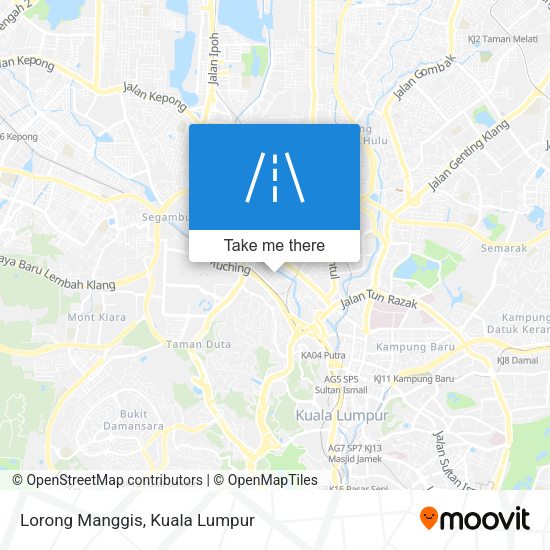 Peta Lorong Manggis