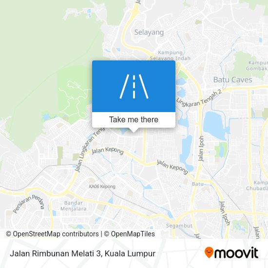 Peta Jalan Rimbunan Melati 3