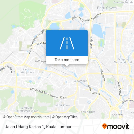 Peta Jalan Udang Kertas 1