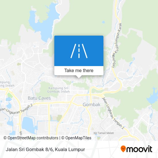 Jalan Sri Gombak 8/6 map