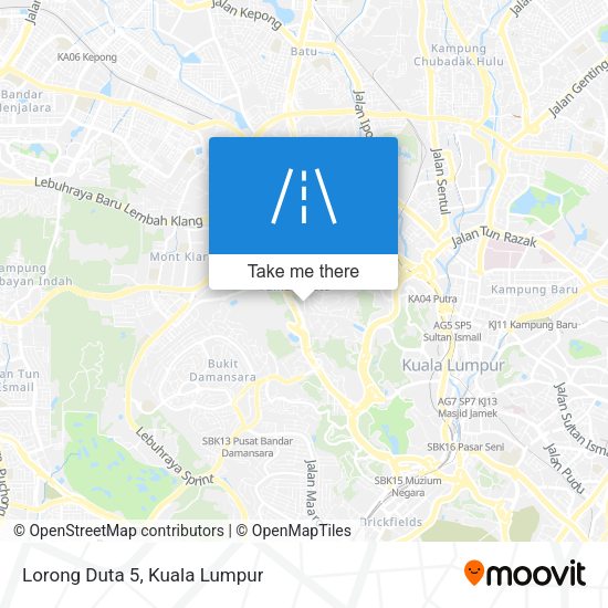 Lorong Duta 5 map