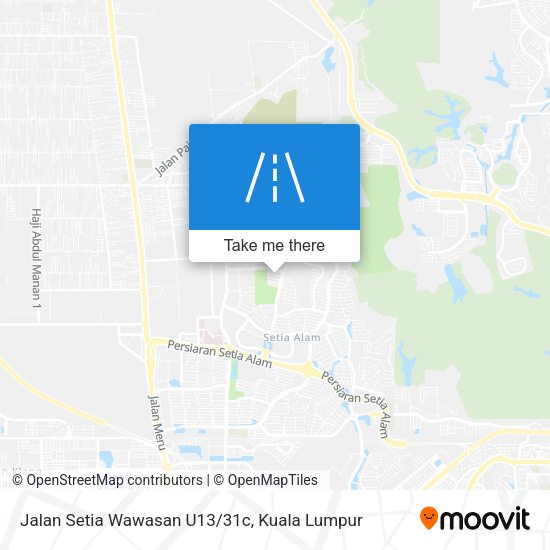 Peta Jalan Setia Wawasan U13/31c