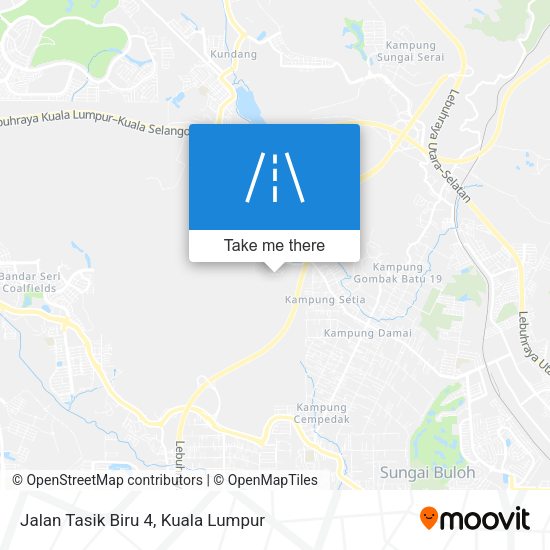 Peta Jalan Tasik Biru 4