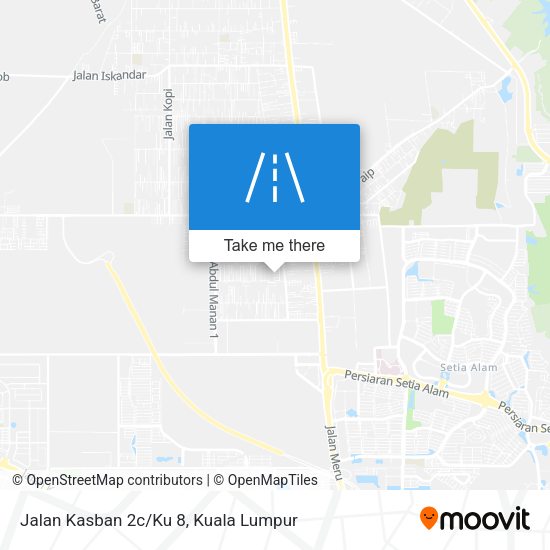 Jalan Kasban 2c/Ku 8 map