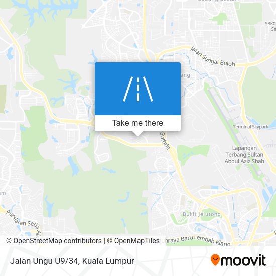 Jalan Ungu U9/34 map