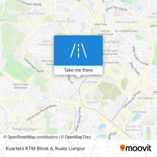 Kuarters KTM Block A map