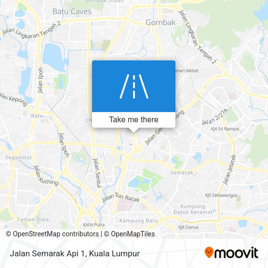 Peta Jalan Semarak Api 1